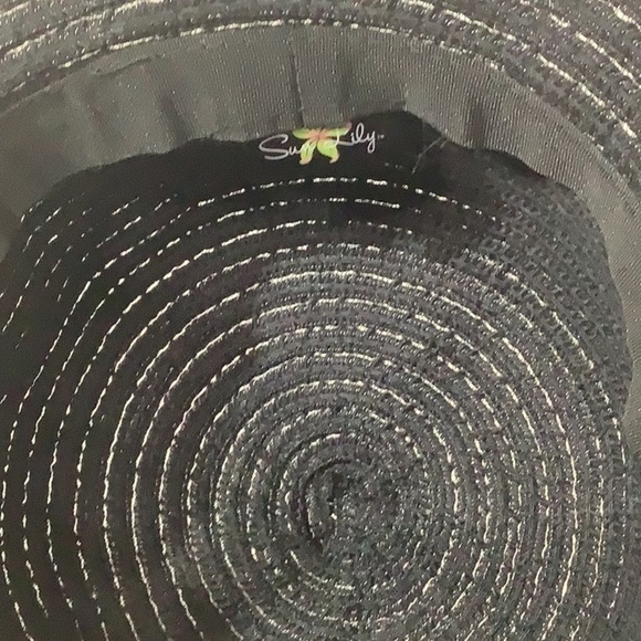 Sun Lily - Sun hat black nylon cotton blend chic - Picture 5 of 9